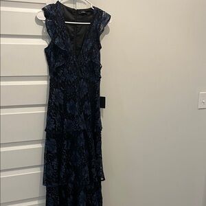 Lulus NWT Navy Blue Lace Dress